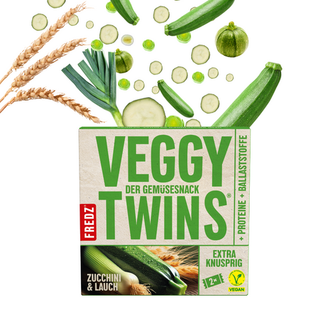 VeggyTwins® Zucchini & Lauch (10 Stück)